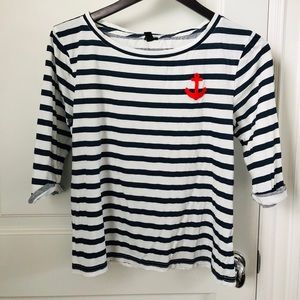 J. Crew Nautical Tee